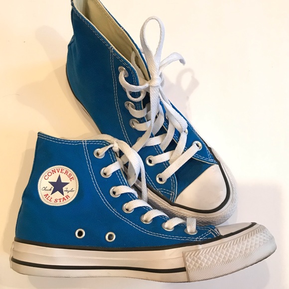 Converse Shoes - Blue Converse High Tops